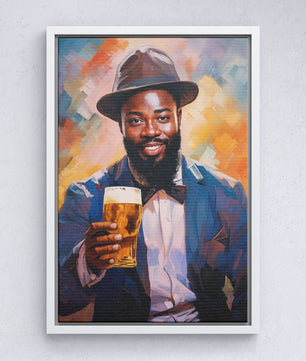 Proost met een heldere glimlach