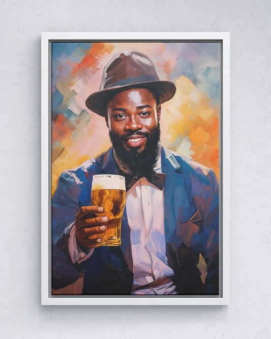 Proost met een heldere glimlach