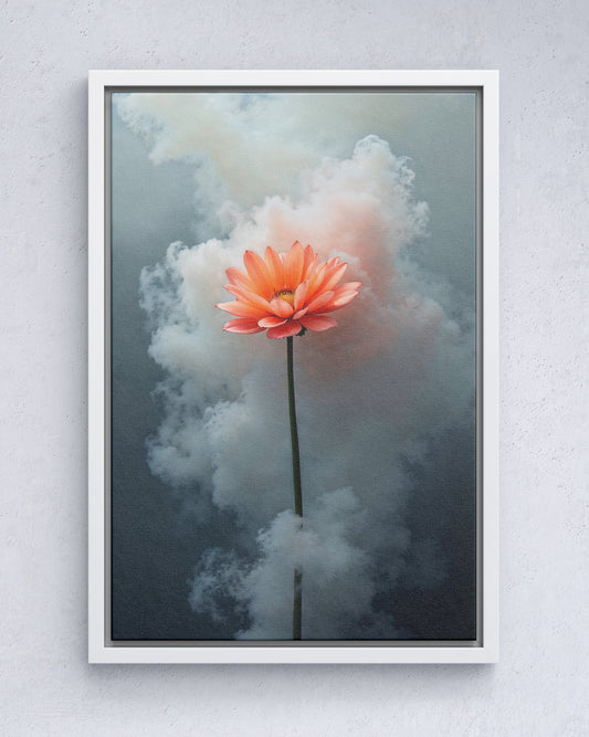 Bloeien in de mist