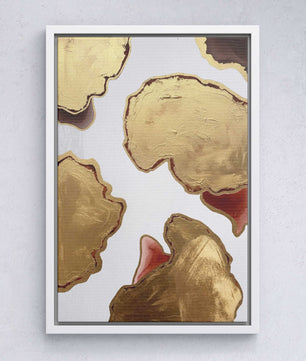 Golden Depth – Abstract Layers