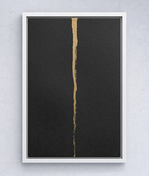 Obsidian Gold – Minimal Line Art