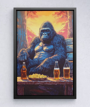 Gorilla&#39;s bierbreuk