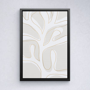 Abstract Twig White and Gold