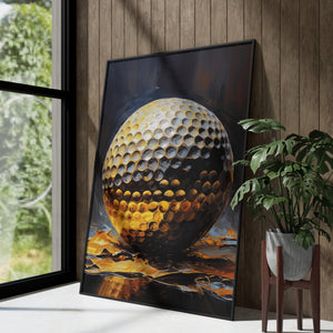 Gold Golf Ball