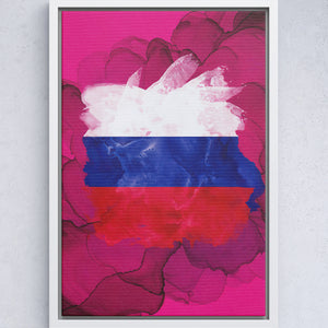 Flamme congelée de la Russie