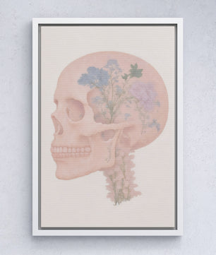 Crâne floral