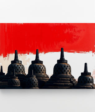 Indonesië - Stupa&#39;s van Serenity