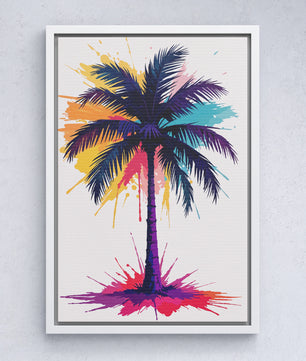 Neon-gezichten paradijs