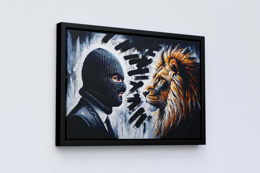 Het gezicht -off - man vs beest