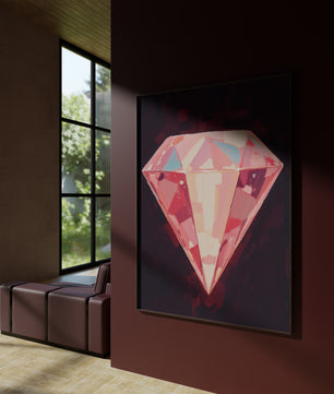 Diamond rosa radiante