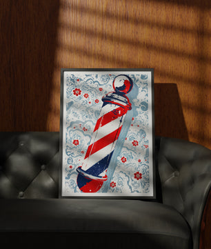 Giro de barbero vintage