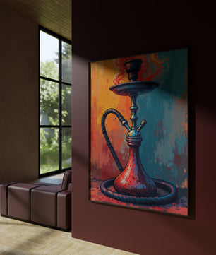Flame Hookah Painting