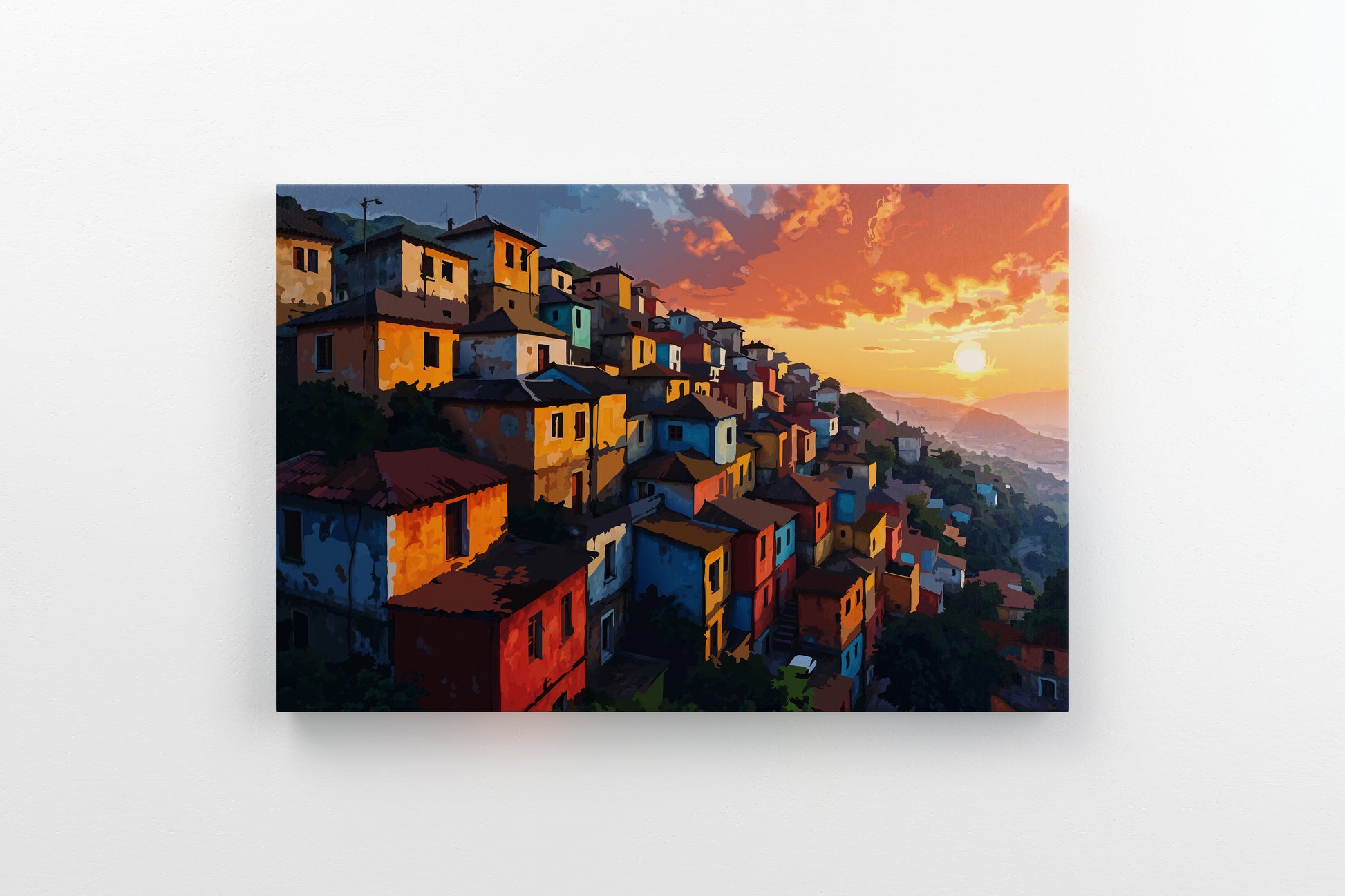 Sunset Over the Hills