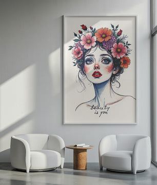 Woman Petal Muse