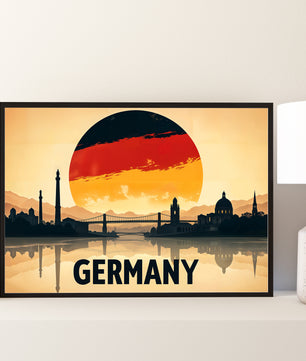 Coucher de soleil sur Germania