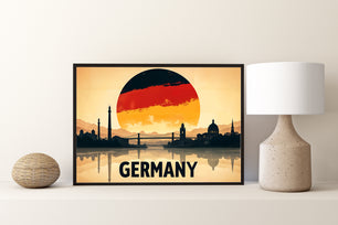 Coucher de soleil sur Germania