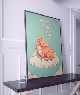 Lindo dragón soñador