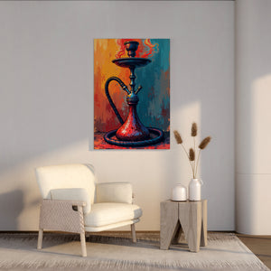 Flame Hookah Painting