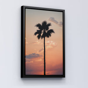 Lone Palm at Sunset