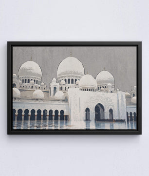 Abu Dhabi Sheikh Zayed Moschee – Weiße Kuppeln