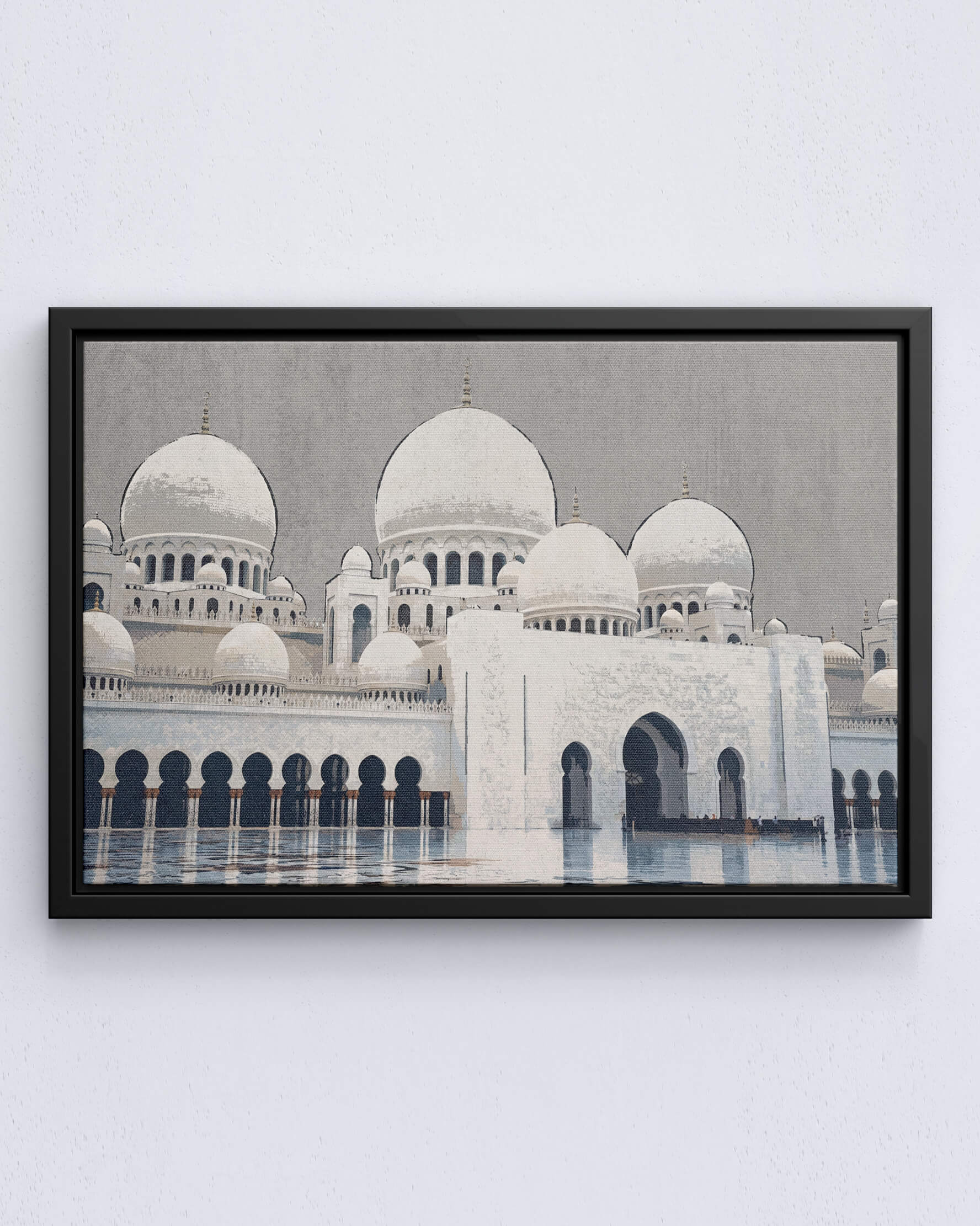 Abu Dhabi Sheikh Zayed Moschee – Weiße Kuppeln