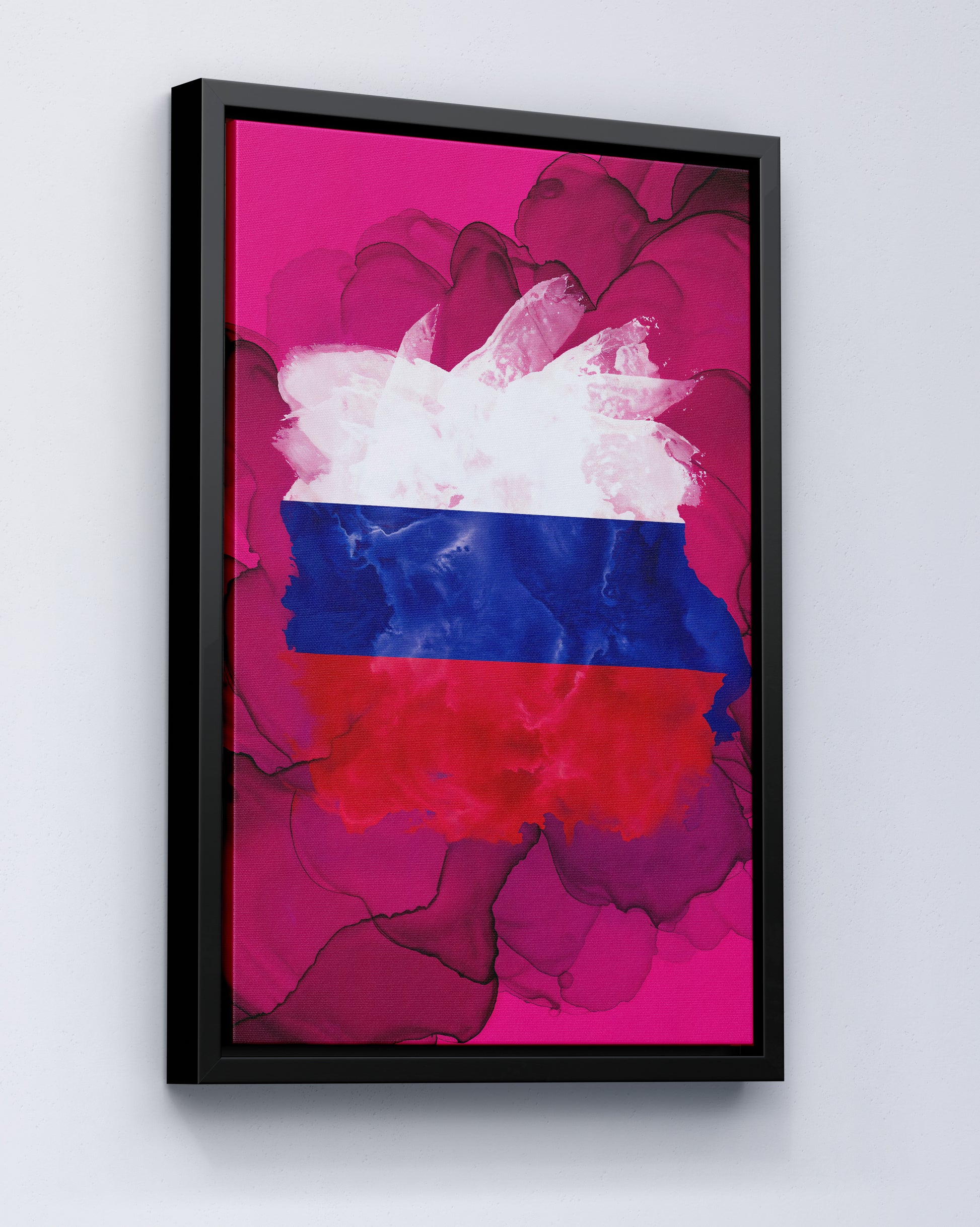 Flamme congelée de la Russie
