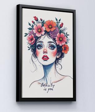 Woman Petal Muse