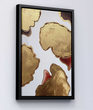 Golden Depth – Abstract Layers