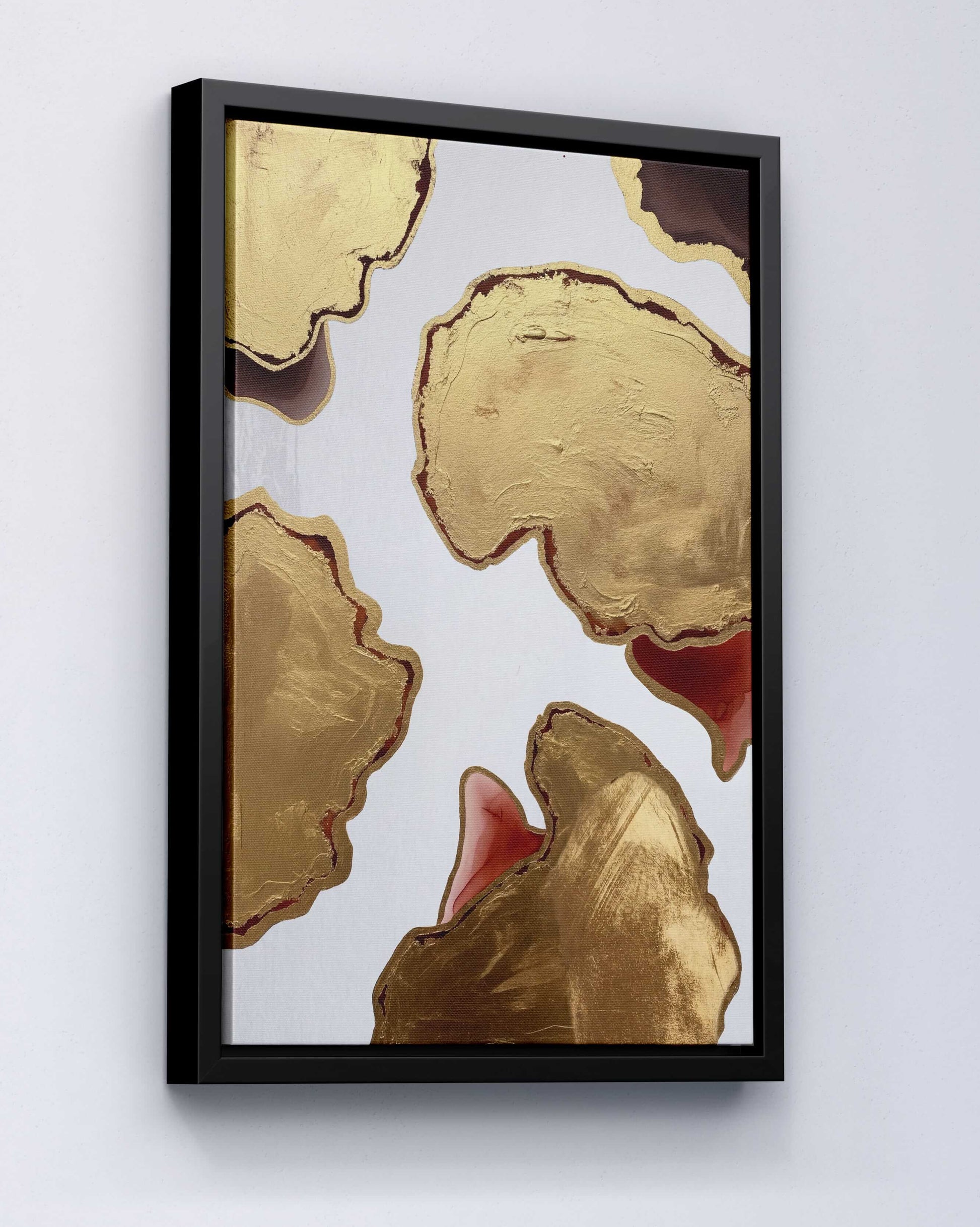 Golden Depth – Abstract Layers