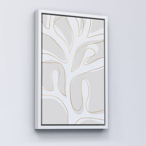 Abstract Twig White and Gold