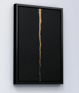 Obsidian Gold – Minimal Line Art