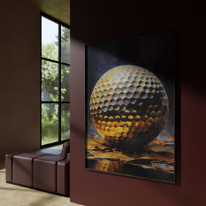 Gold Golf Ball