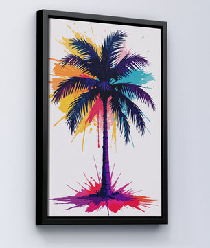 Neon-gezichten paradijs