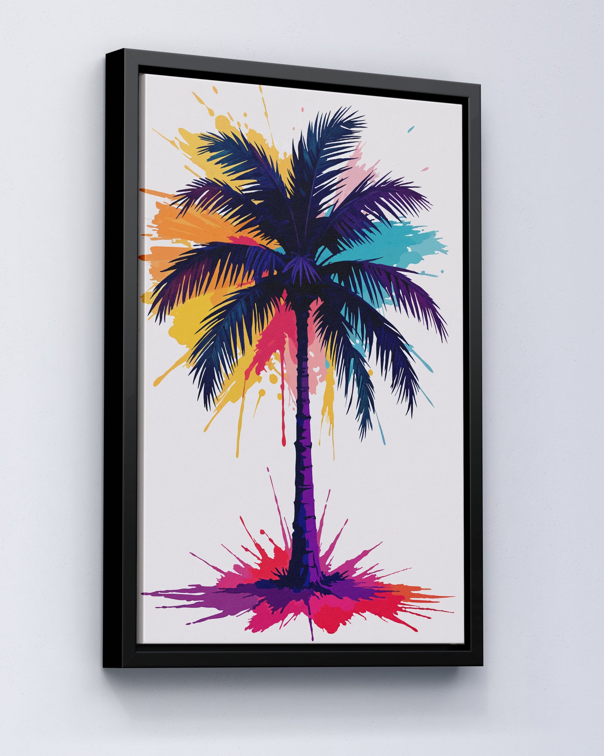 Neon-gezichten paradijs