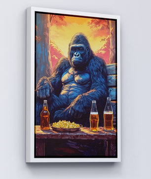 Gorilla&#39;s bierbreuk