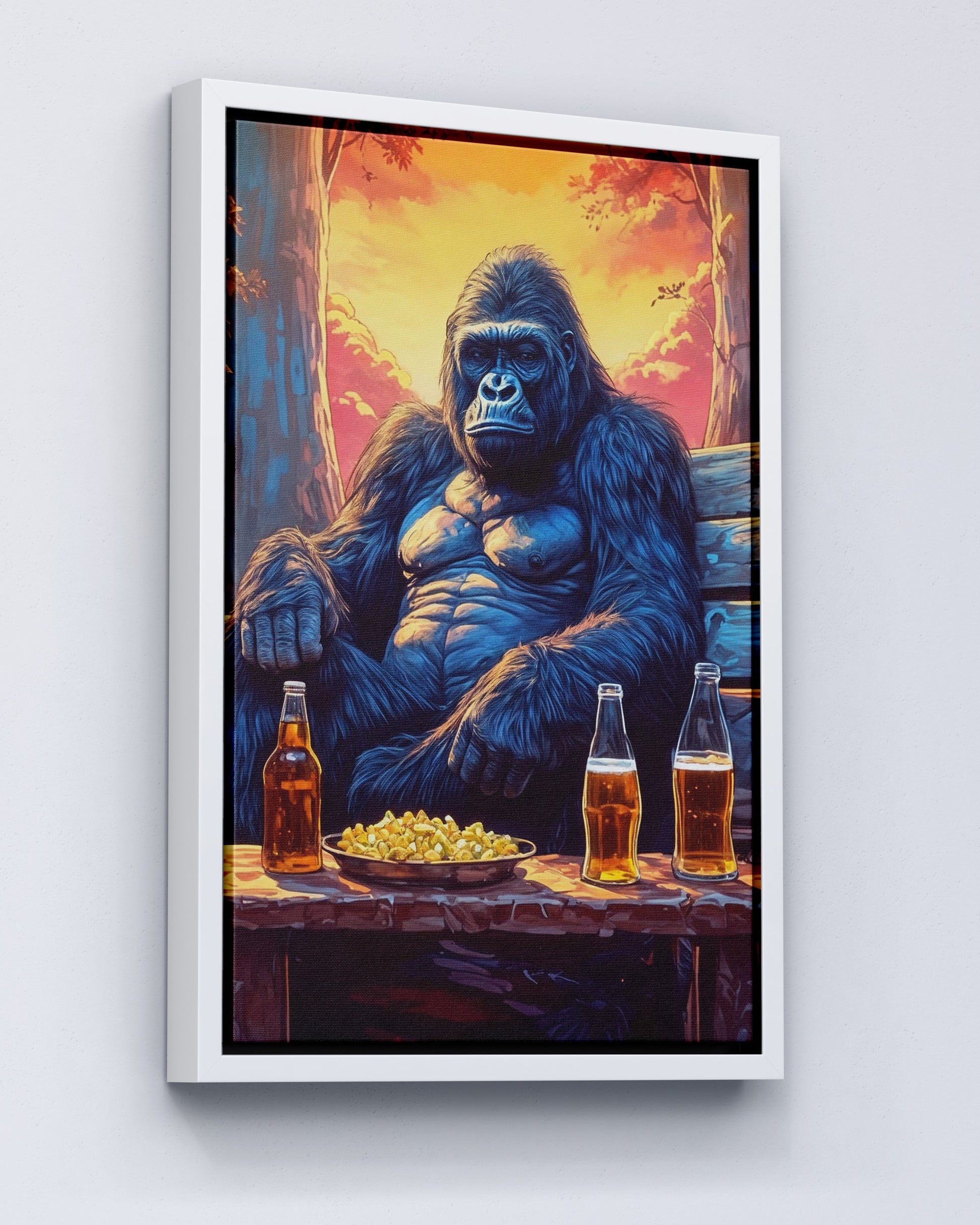 Gorilla&#39;s bierbreuk