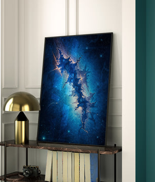 Blue Cosmic Fracture