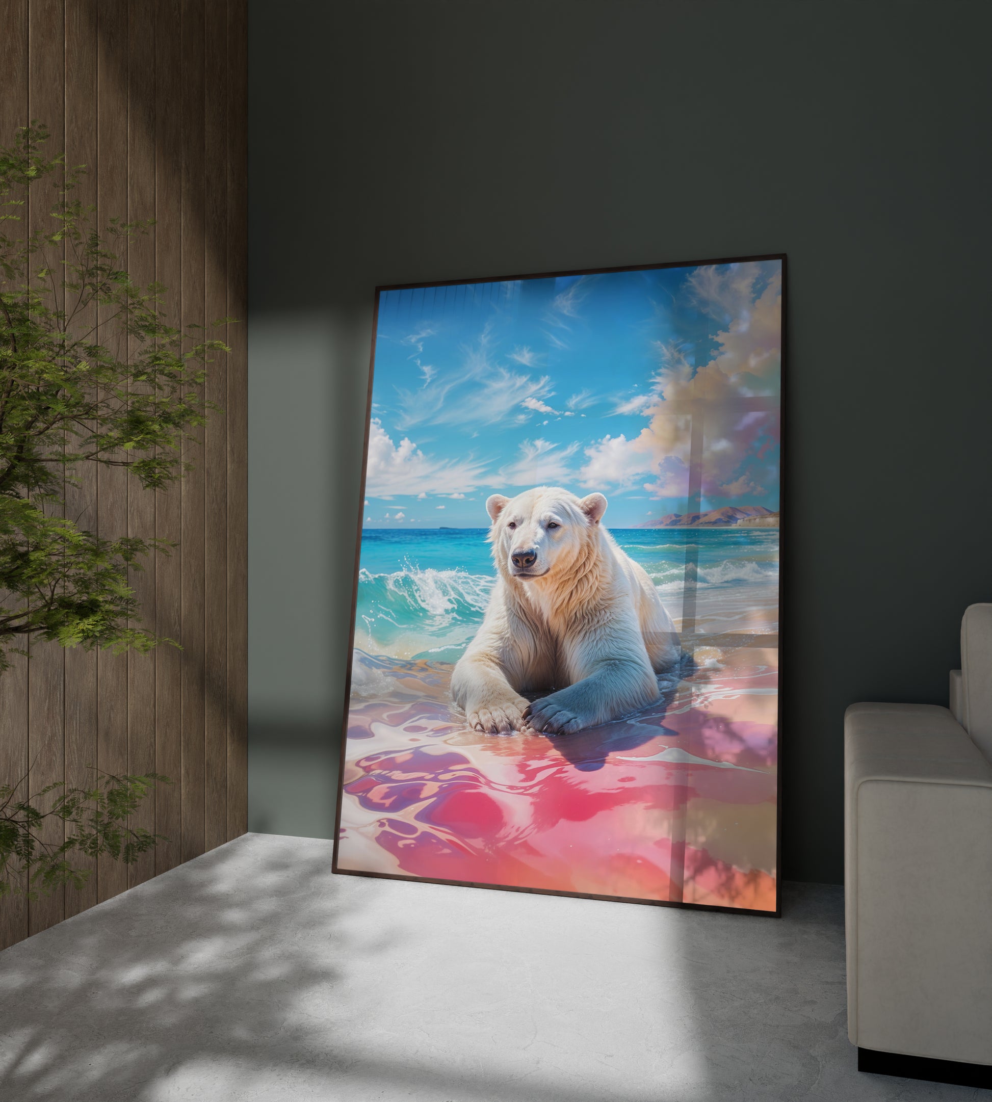 Tropical Polar Bear Daydream