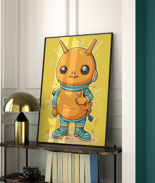 Orbitron giechelt