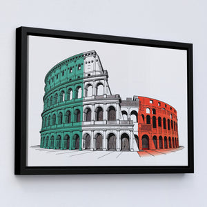 Italy - Colosseum in Tricolor