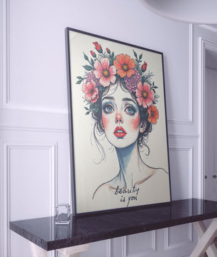 Woman Petal Muse
