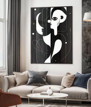 Symétrie éclairée au lune