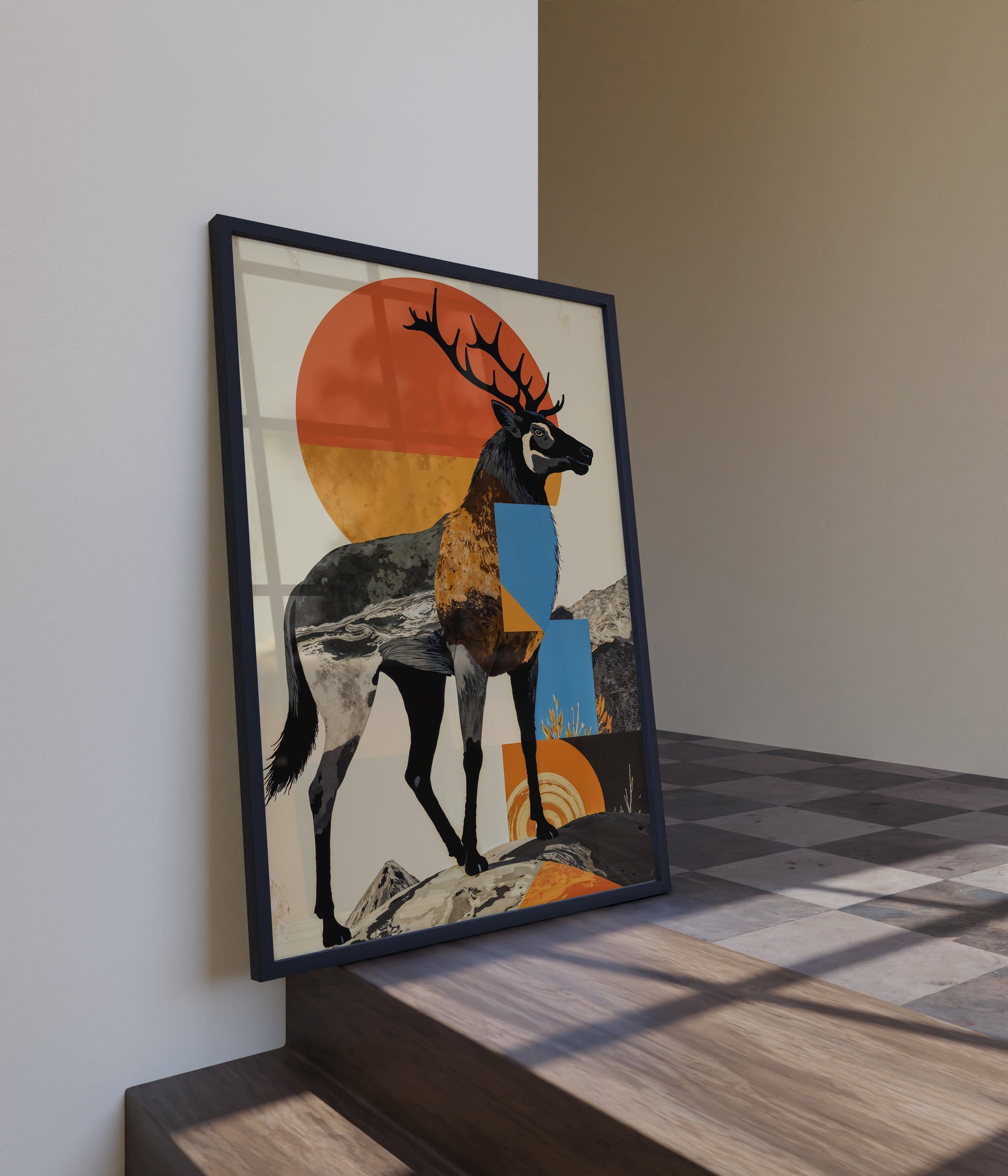 Abstracte hertgeest