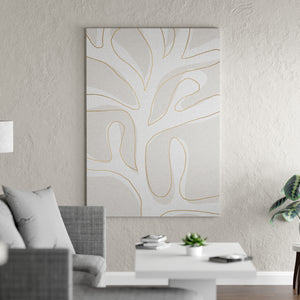 Abstract Twig White and Gold