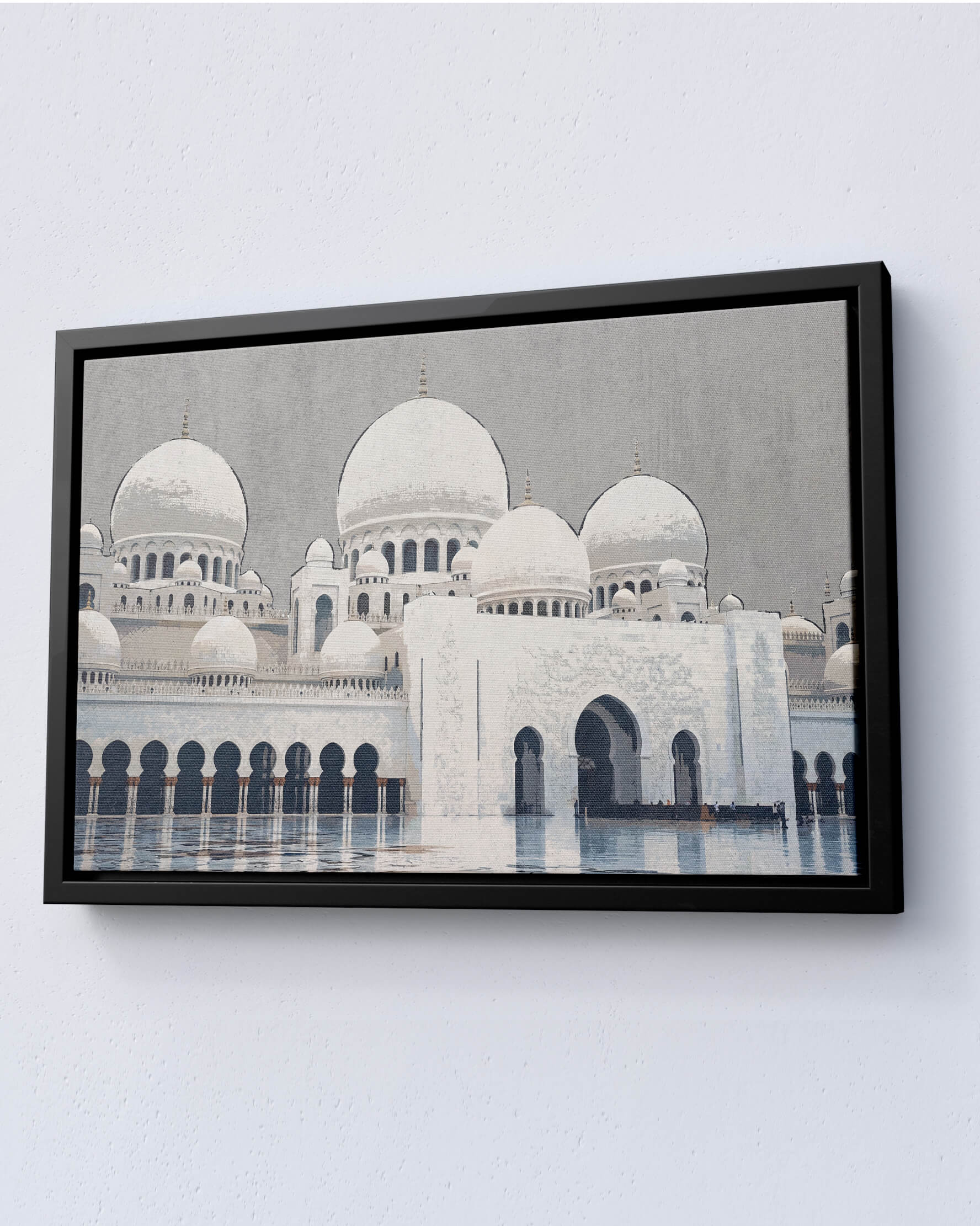 Abu Dhabi Sheikh Zayed Moschee – Weiße Kuppeln