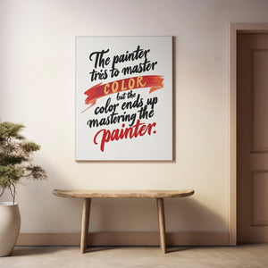 The Painter Tries To Master Color