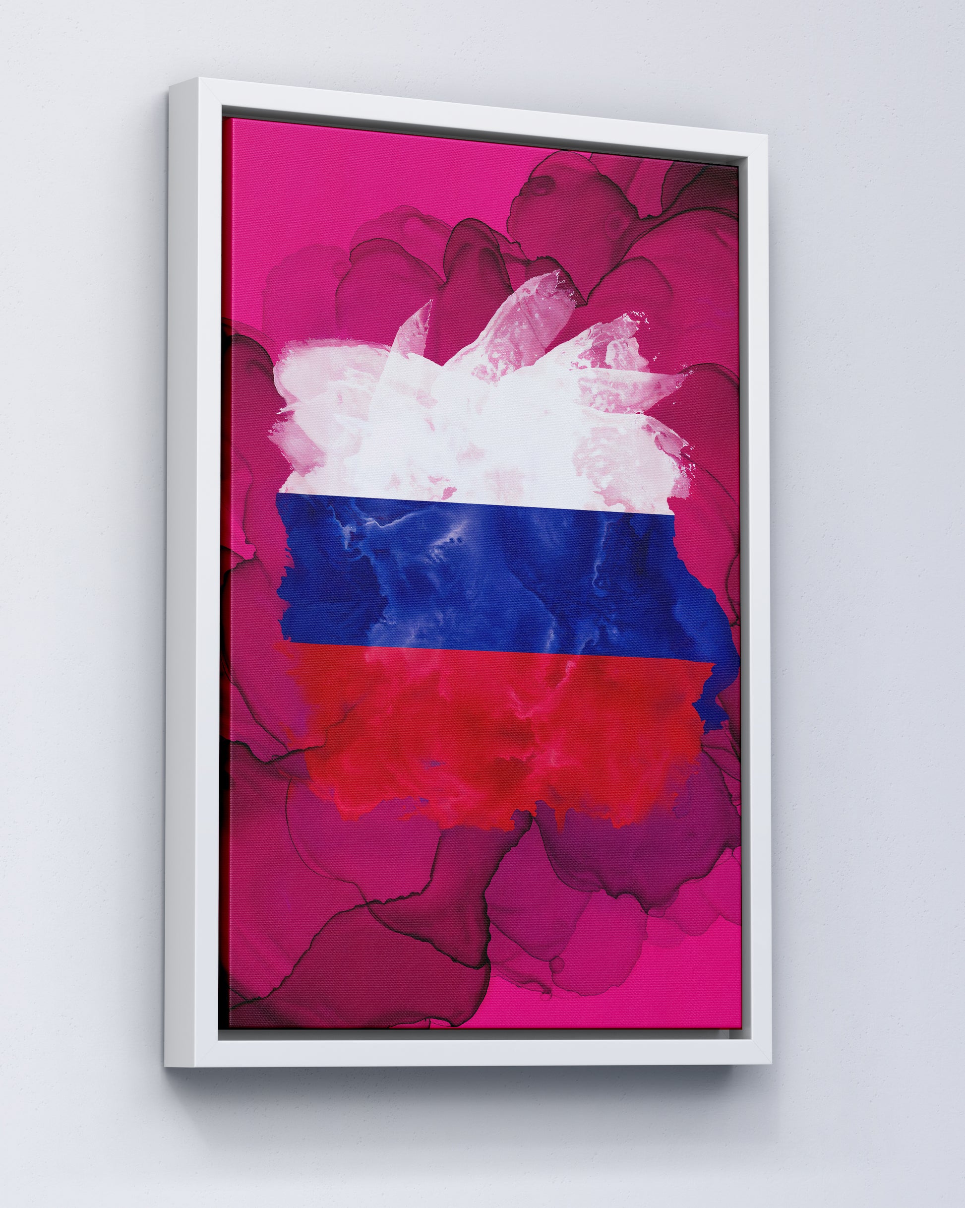 Flamme congelée de la Russie