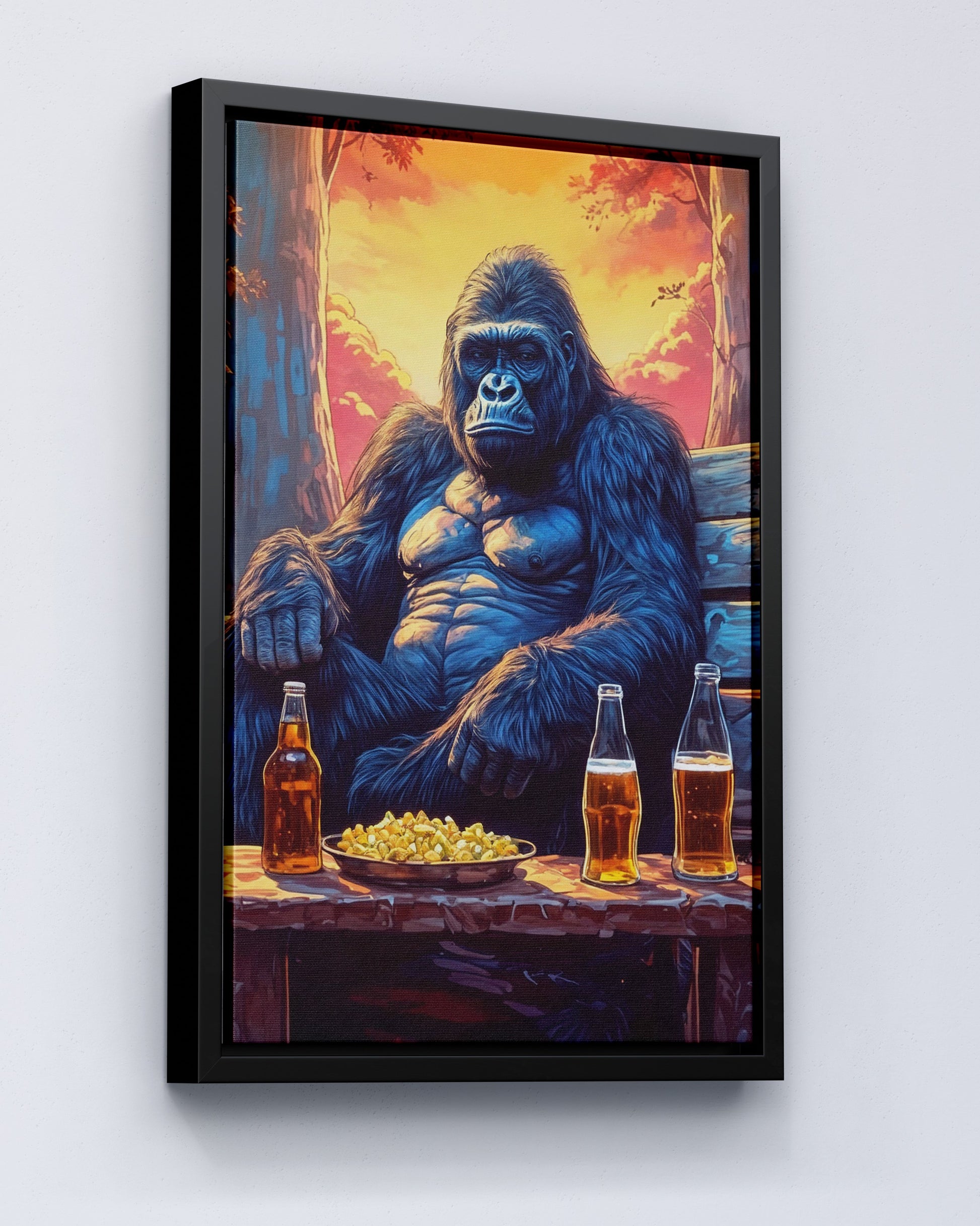 Gorilla&#39;s bierbreuk
