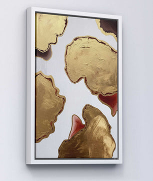 Golden Depth – Abstract Layers