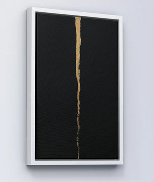 Obsidian Gold – Minimal Line Art